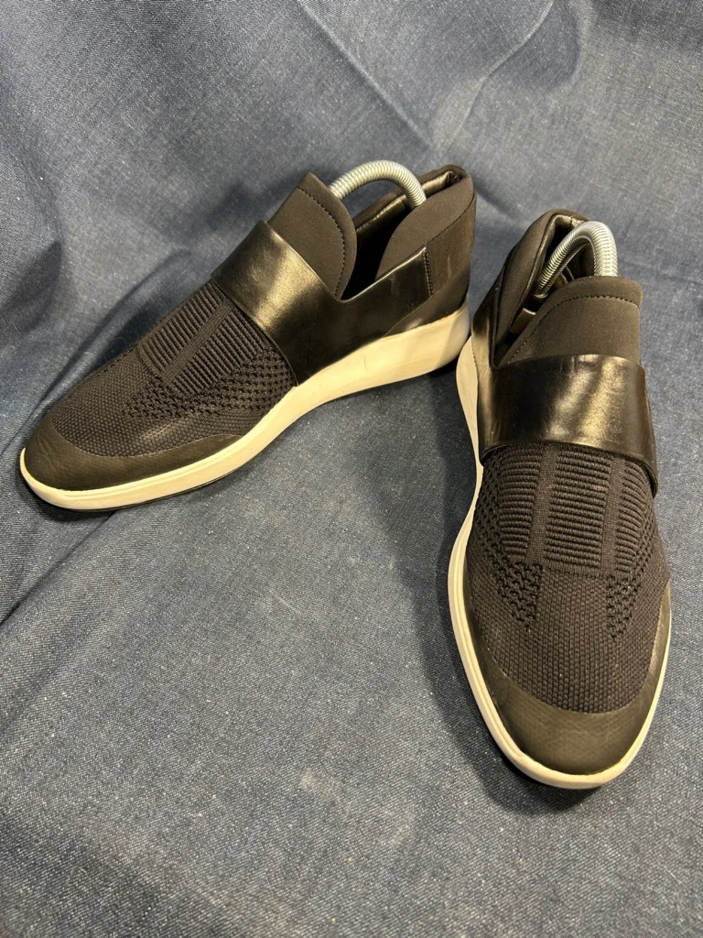 Via spiga leather slide in athletic shoes elegant 5